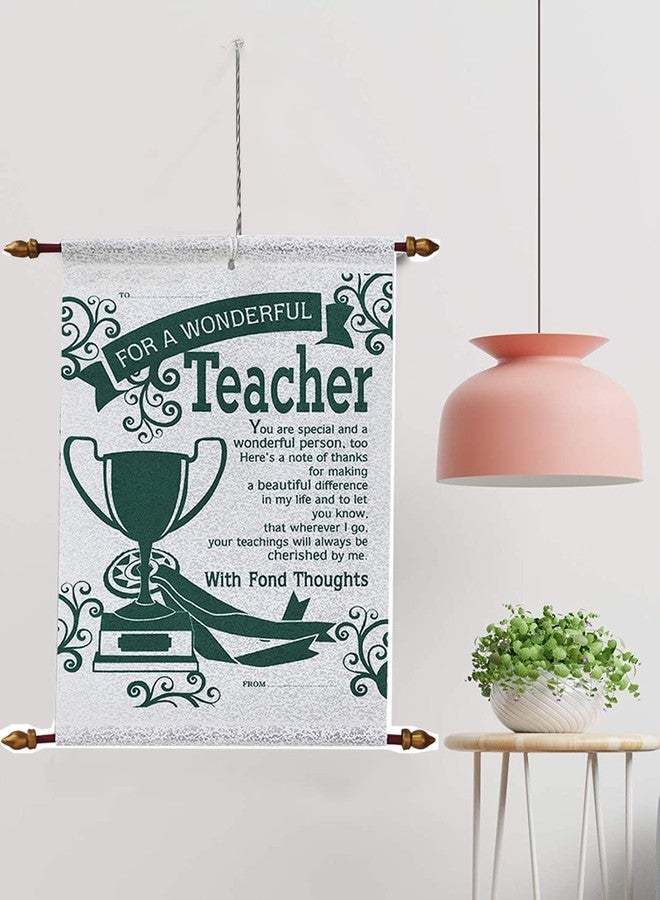 Natali Traders Teacher's Day Gift for Teacher - Teacher Scroll Card - Birthday Gift for Teacher - Farewell Gift for Teachers - Teacher's Day Special - Image 2